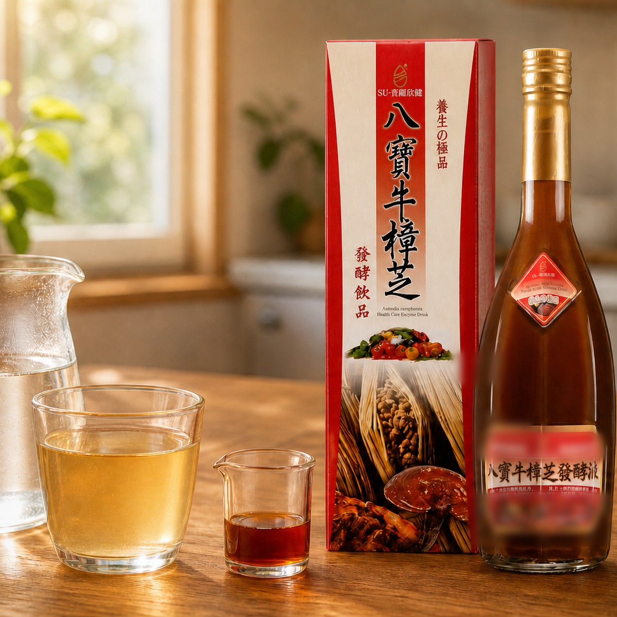 🔹 八寶牛樟芝｜單盒體驗組｜NT$ 3,490｜入門體驗、每日兩小杯