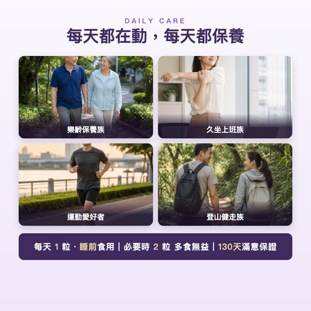 台記健股素【UC-II™非變性二型膠原蛋白＋薑黃素】