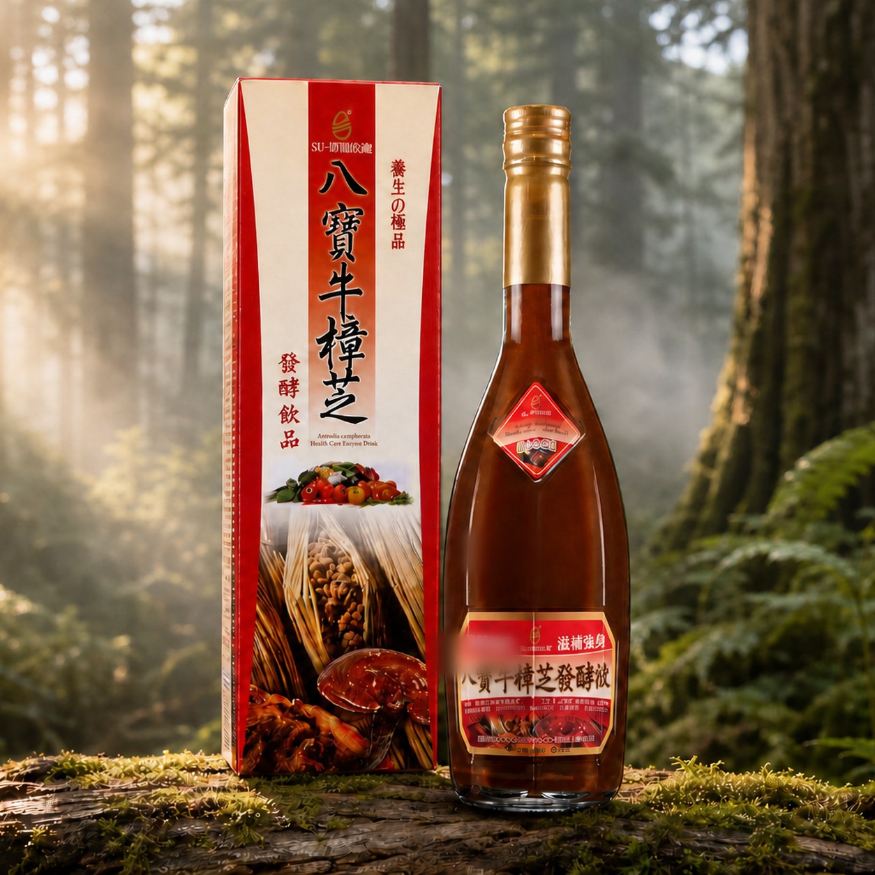 🔹 八寶牛樟芝｜單盒體驗組｜NT$ 3,490｜入門體驗、每日兩小杯