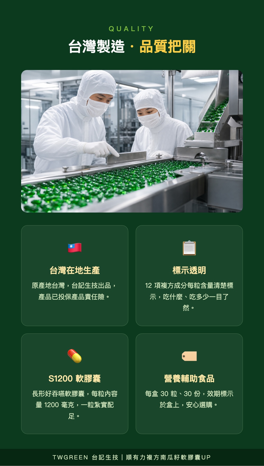 台灣製造品質把關