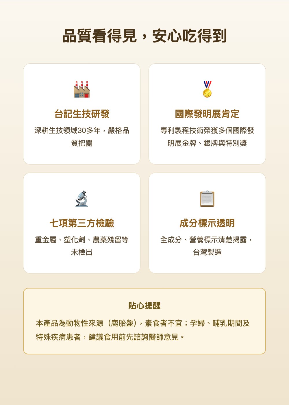 品質看得見安心吃得到