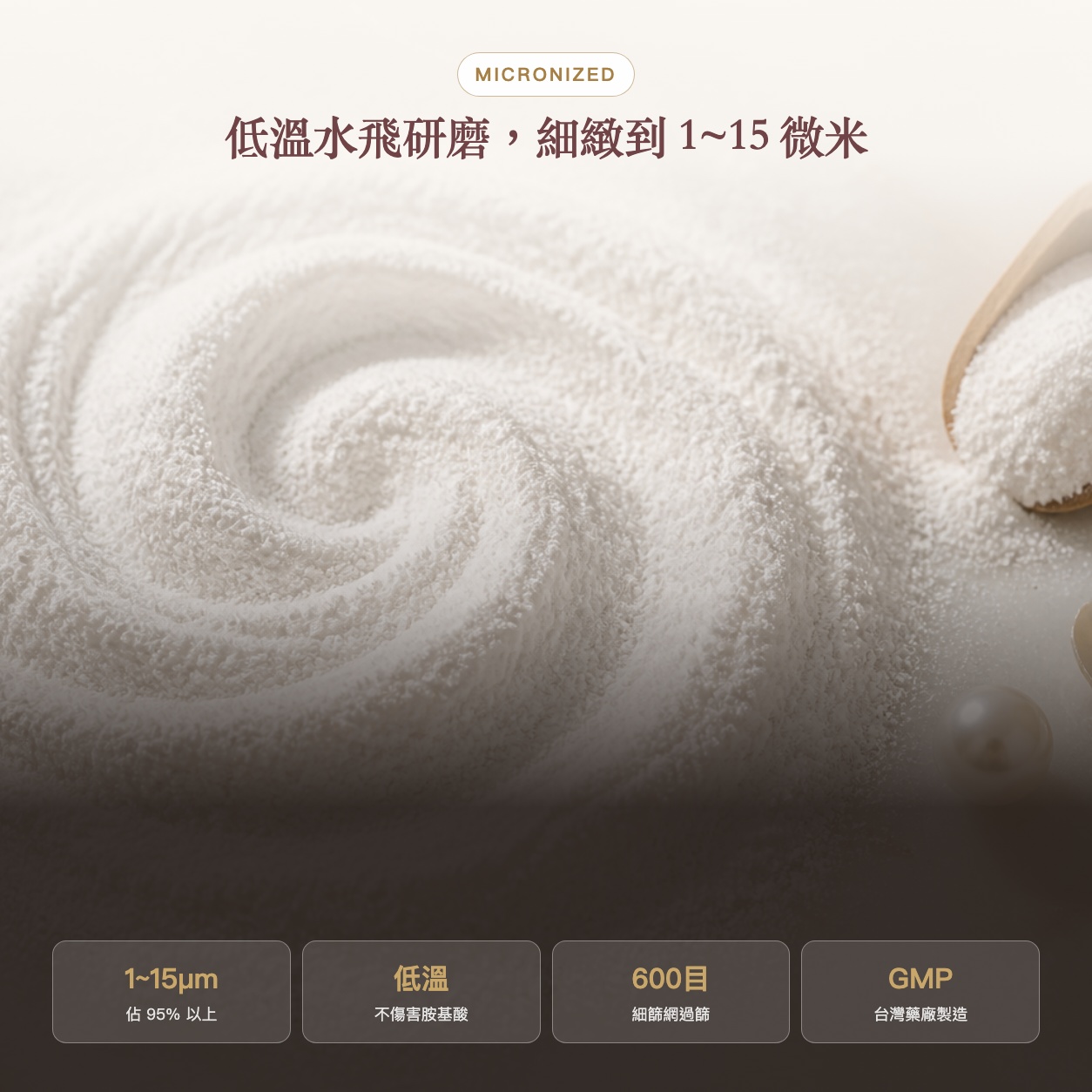 台記超微細珍珠粉【100%純淨珍珠粉・120顆】